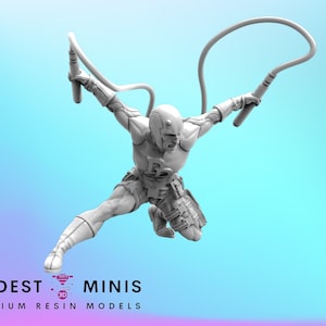 Bijziend A - 40 mm miniatuur | DnD Mini | Superheld | Drietand