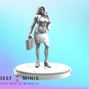 Smashy McBeal - 40mm scale Miniature | DnD Mini | Superhero Miniature | C27
