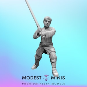 Young Mystical Knight Jace - Legion Scale | RPG | Scifi | Role Playing | DnD | Black Remnant SW Miniature