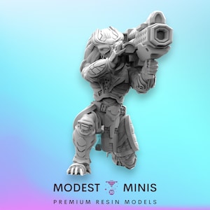 Dishonored Badblood Dilwahat - 32mm Scale Alien Miniature | RPG | Sci fi | Cyberpunk | Role Playing | DnD | Papsikel Skull Hunters