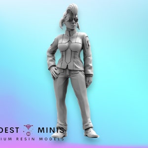 Corporate Counter Intel Operative - 32mm Alien Miniatur | Rollenspiel | Science-Fiction | Batang Stadt | Rollenspiel | D&D | Pappusel