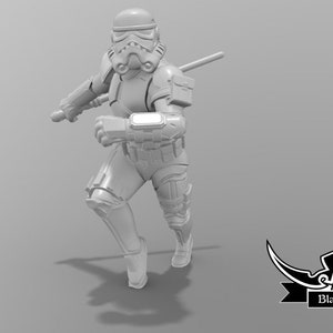 Recon Leader Trooper - Legion Scale | RPG | Scifi | Role Playing | Shatterpoint | SW Miniature