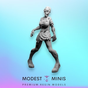 Zombie Nurse - 28mm 30mm 32mm - Wasteland | Zombicide | Walking Dead