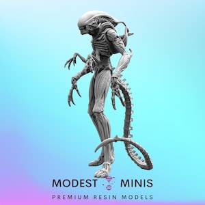 Xeno Navi - 32mm Scale Alien Miniature | RPG | Sci fi | Cyberpunk | Role Playing | DnD | Papsikel