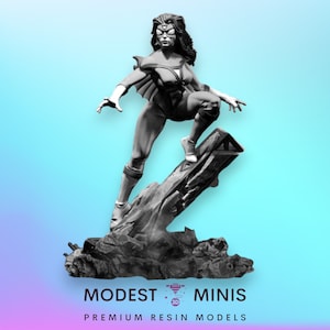 Lady Web - 40mm scale Miniature | DnD Mini | Superhero Miniature | C27