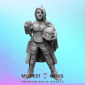 Beroemde premiejager-vrouw - Legioenschaal | RPG | Scifi | Rollenspel | DnD | Zwart overblijfsel
