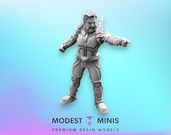 Old Pim - 40mm Crisis Protocol Miniature | DnD Mini | Superhero | Trident