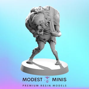 Zombie Hunchback - 28mm 30mm 32mm - Wasteland | Zombicide | Walking Dead | Zombicircus