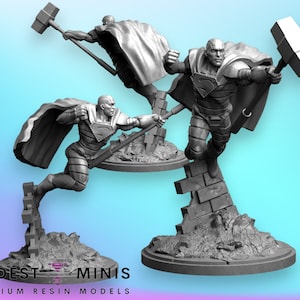 Steel - 40mm  Miniature | DnD Mini | Superhero | Legion