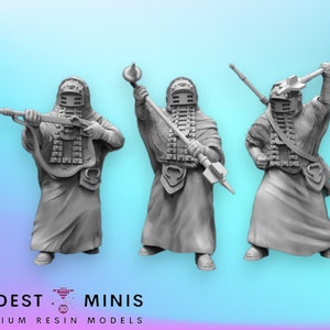 3pc Desert Raider Women - Legion Scale | RPG | Scifi | Role Playing | Shatterpoint | Black Remnant SW Miniature