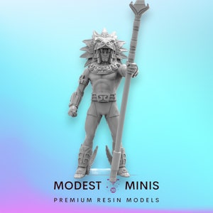 King of Atlantis A - 40mm  Miniature | DnD Mini | Superhero | Trident
