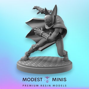 Night Dubstepper - 40mm Miniature | DnD Mini | Superhero Miniature | C27