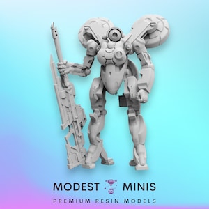 Esclavo de 60 mm - Miniatura a escala de 32 mm / RPG / Ciencia ficción / Ciberpunk / Juegos de rol / DnD / Papsikel