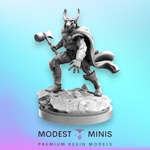 Thunderstruck - Miniatura in scala 40 mm / DnD Mini / Miniatura di supereroi / C27