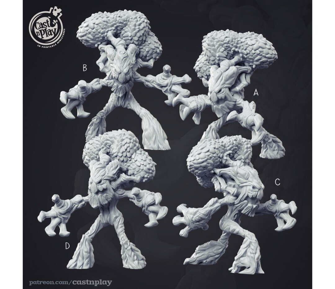 Young Ents Treants - 32mm Scale Dnd Miniature | Dungeons and Dragons ...