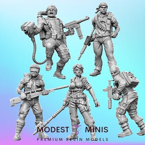 RN Joes Set 1 - 28mm 32mm Scale DnD Miniature | Dungeons and Dragons | RN Estudio
