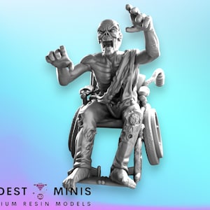 Zombie Wheelchair - 28mm 30mm 32mm - Wasteland | Zombicide | Walking Dead