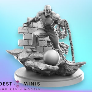 The Crushinator - 40mm scale Miniature | DnD Mini | Superhero Miniature | C27