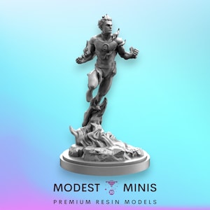 Burning Man - Miniatura da 40 mm / DnD Mini / Miniatura da supereroe / C27