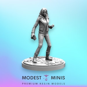 Jackie Daniels - 40mm scale Miniature | DnD Mini | Superhero Miniature | C27