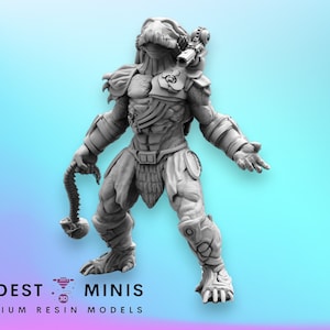 Triumph Skull Hunter - 32mm Scale Alien Miniature | RPG | Sci fi | Cyberpunk | Role Playing | DnD | Papsikel Xenowars