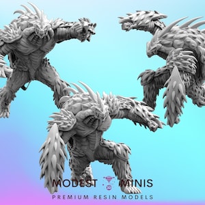 Schwere Hyper Papsinoid Borzel - Resin Cyberpunk Miniatur | Rollenspiel | Science-Fiction | Rollenspiel | D&D | Pappusel
