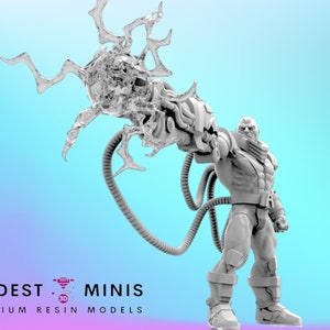Estremità mutante B - Miniatura da 40 mm / DnD Mini / Supereroe / Tridente