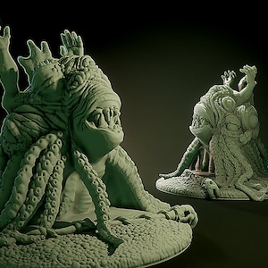 Shoggoth 75mm - Escala 32mm | RPG | Ficção Científica | Chamado de Cthulu | Miniatura DnD | Loucura
