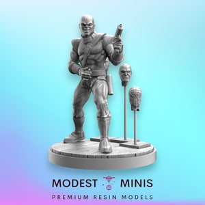 Faceoff - 40mm scale Miniature | DnD Mini | Superhero Miniature | C27