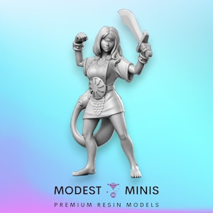 Heroine Quest Fimir Female - 28mm 32mm Scale DnD Miniature | Dungeons and Dragons | RN Estudio