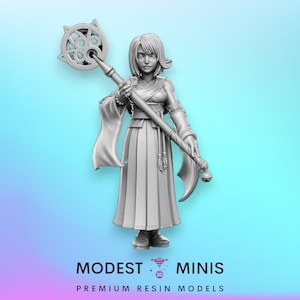 Lioona - 32mm Scale DnD Miniature | Dungeons and Dragons | JRPG Mini - RN Estudio