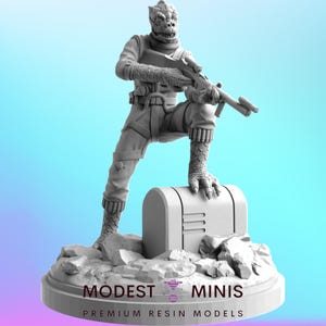 Scaled Space Shrek - 35mm Legion Scale 40mm Shatter Scale | RPG | Scifi | Role Playing | D&D | C27 SW Miniature