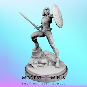 Peggy Sue - 40 mm Miniatura | DnD Mini | Miniatura Superbohatera | C27