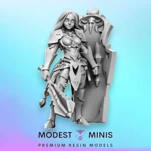 Kisara - 28mm 32mm Scale DnD Miniature | Dungeons and Dragons | RN Estudio JRPG