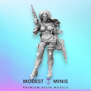 Cobra Annie - 28mm 32mm Scale DnD Miniature | Dungeons and Dragons | RN Estudio