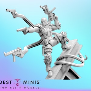 Symbiote Agent - 40mm  Miniature | DnD Mini | Superhero | Trident