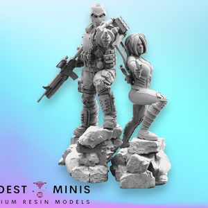Cross and Crimes - 40mm  Miniature | DnD Mini | Superhero | Trident