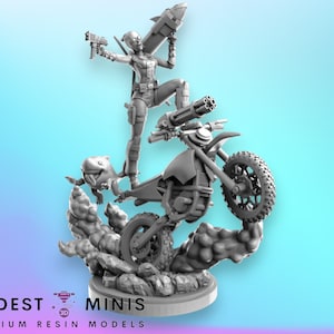 Stacy Wilson - 40mm scale Miniature | DnD Mini | Superhero Miniature | C27