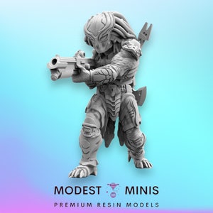 Death Squad Bone Collector - Resin 3D Print Alien Miniature | RPG | Sci fi | Cyberpunk | Role Playing | DnD | Papsikel