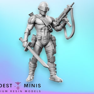 Cobra Shadow Ninja - 28mm 32mm Scale DnD Miniature | Dungeons and Dragons | RN Estudio