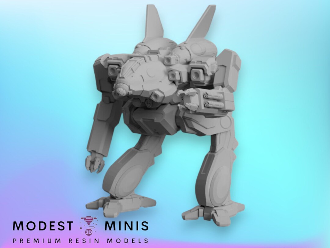 Black Python BKP Mech Mini Sci Fi Robot Lance - Etsy