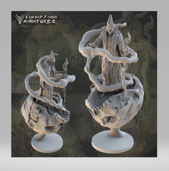 Baba Lysaga Flying 32mm Scale Dnd Miniature Dungeons and | Etsy