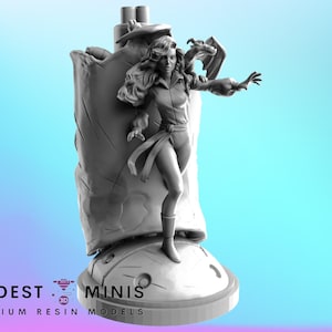 Phase Kitten - 40mm scale Miniature | DnD Mini | Superhero Miniature | C27