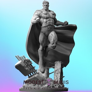 Hyperman | 32mm 40mm 54mm 75mm | Superhero | Legion Miniatures