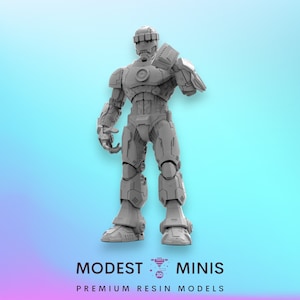 Trident Mutant Hunter - 40mm  Miniature | DnD Mini | Superhero | Trident