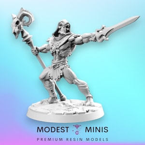 Herr der Zerstörung - 32mm Scale DnD Miniatur | Dungeons und Drachen | 80er Fantasy Mini - RN Estudio