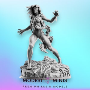 Parasite Stacy - 40mm Miniature | DnD Mini | Superhero Miniature | C27