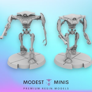 Water Bots - Legion Scale | RPG | Scifi | Role Playing | Shatterpoint | SW Miniature