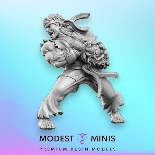 Tatsu - 32mm Scale DnD Miniature | Dungeons and Dragons | JRPG Mini - RN Estudio