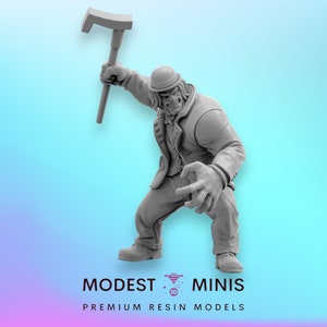 Hyde B - 40mm  Miniature | DnD Mini | Superhero | Trident